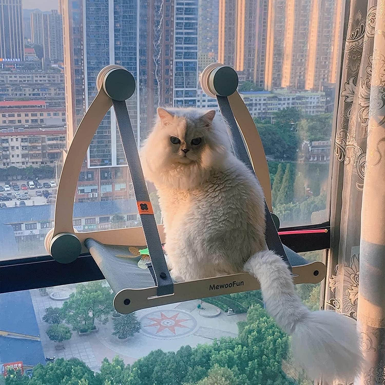 Luxury Cat Hammock Window Seat - The Perfect Sunny Spot For Your